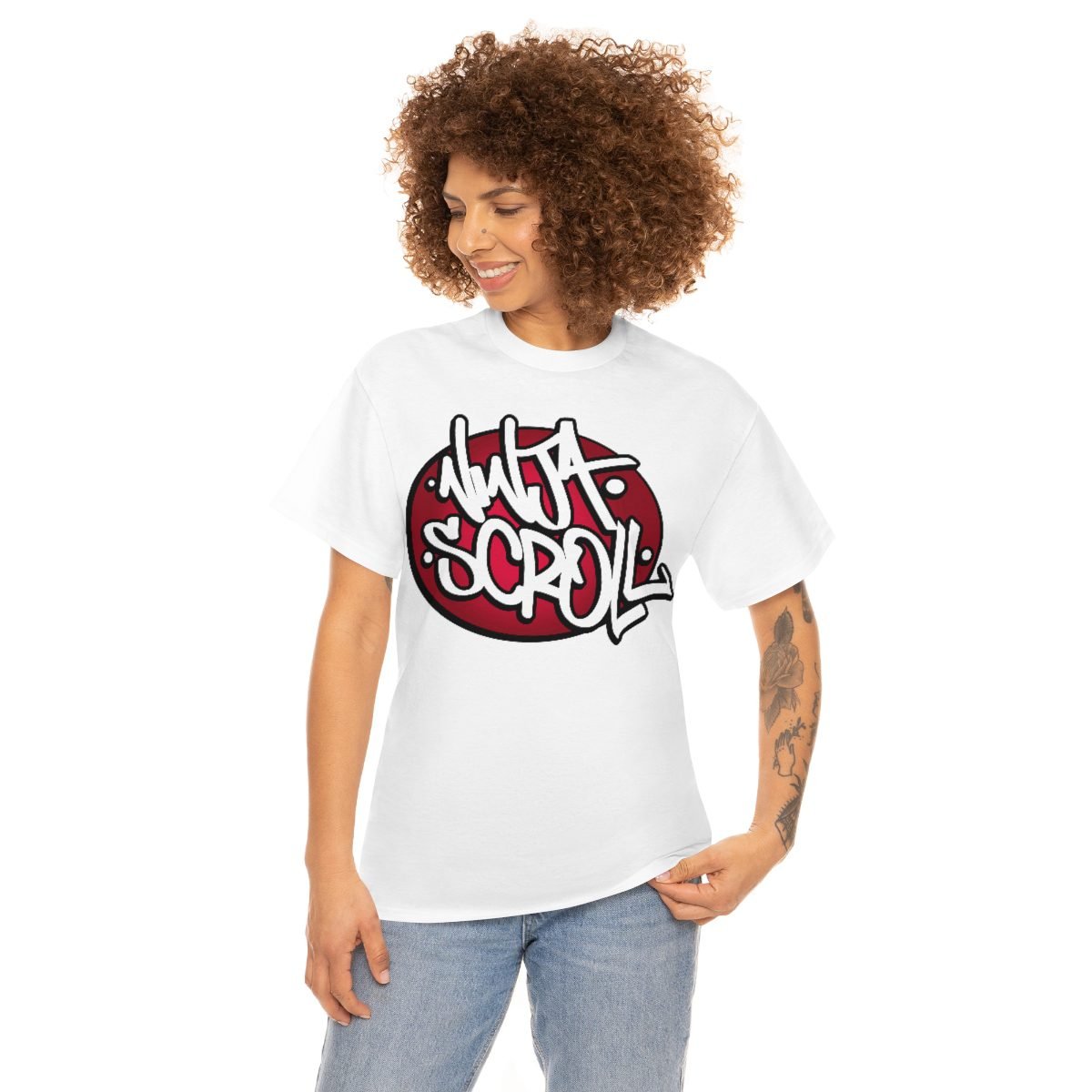 Ninja Scroll Logo Oval Short Sleeve Tshirt (5000)