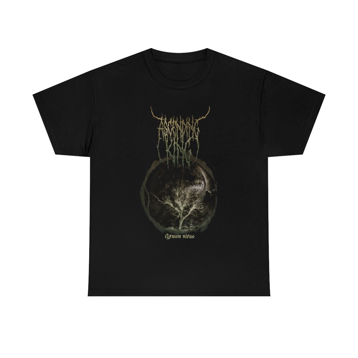 Ascending King – Lignus Vitae Black Short Sleeve Tshirt (5000D)