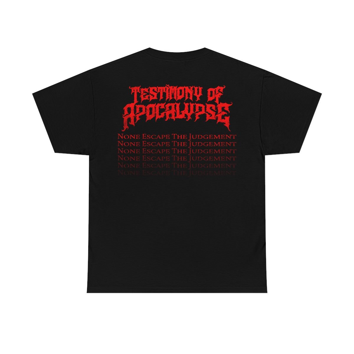 Testimony of Apocalypse Photo Short Sleeve Tshirt (5000D)