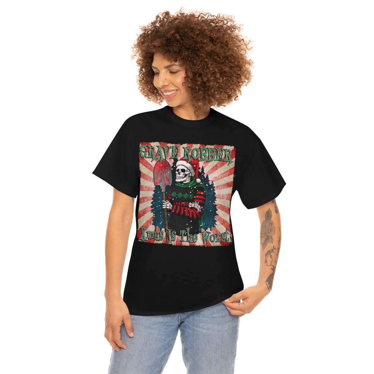 Grave Robber – Xmas Is The Worst Short Sleeve Tshirt (5000)
