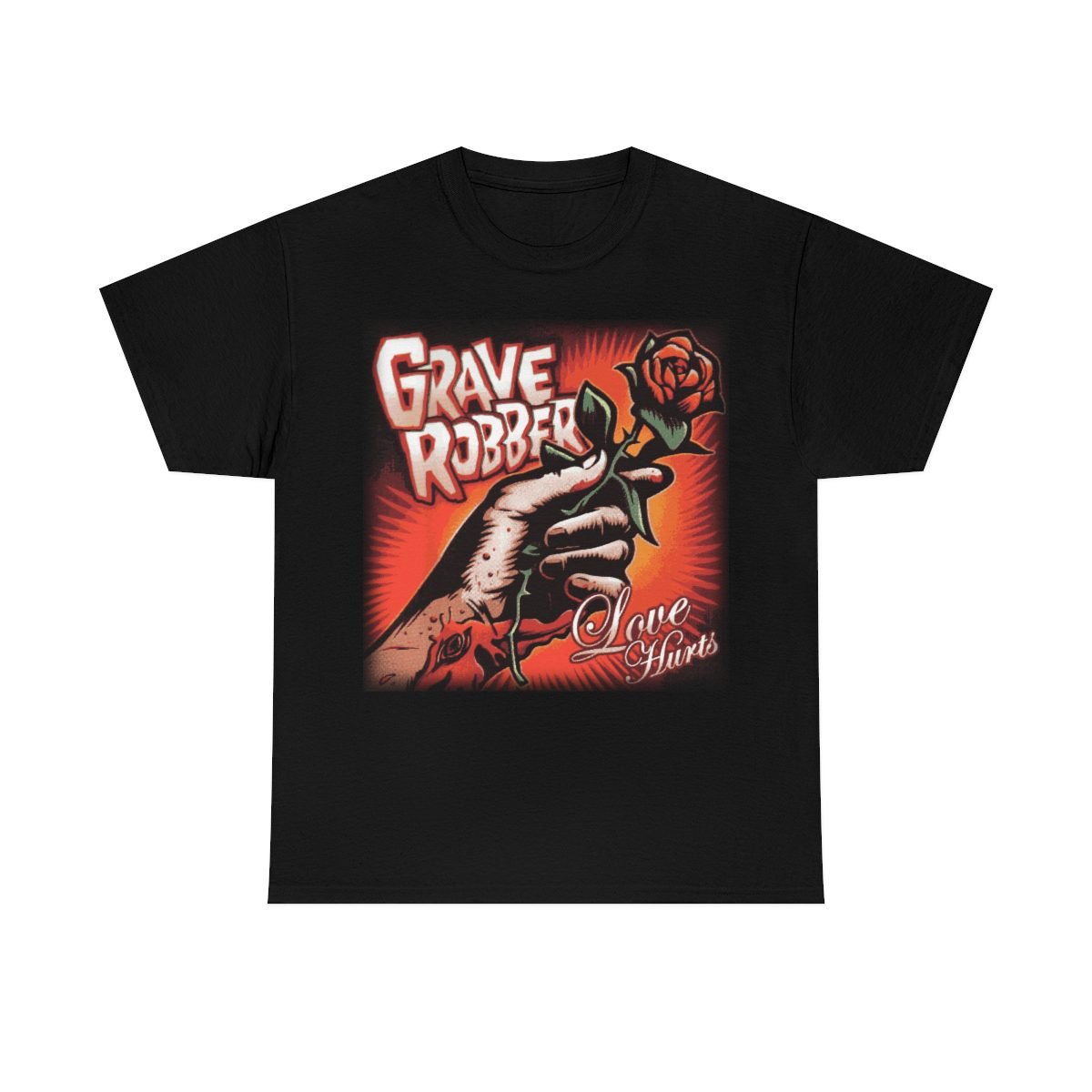 Grave Robber – Love Hurts Short Sleeve Tshirt (5000)