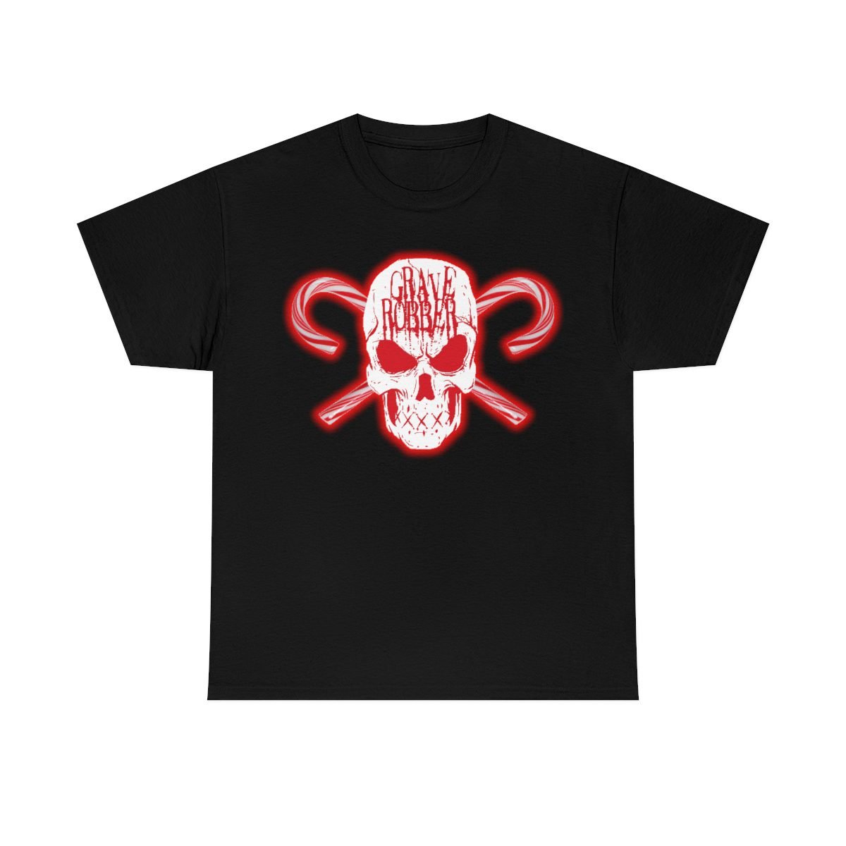 Grave Robber Christmas Skull & Crossbones Short Sleeve Tshirt (5000)