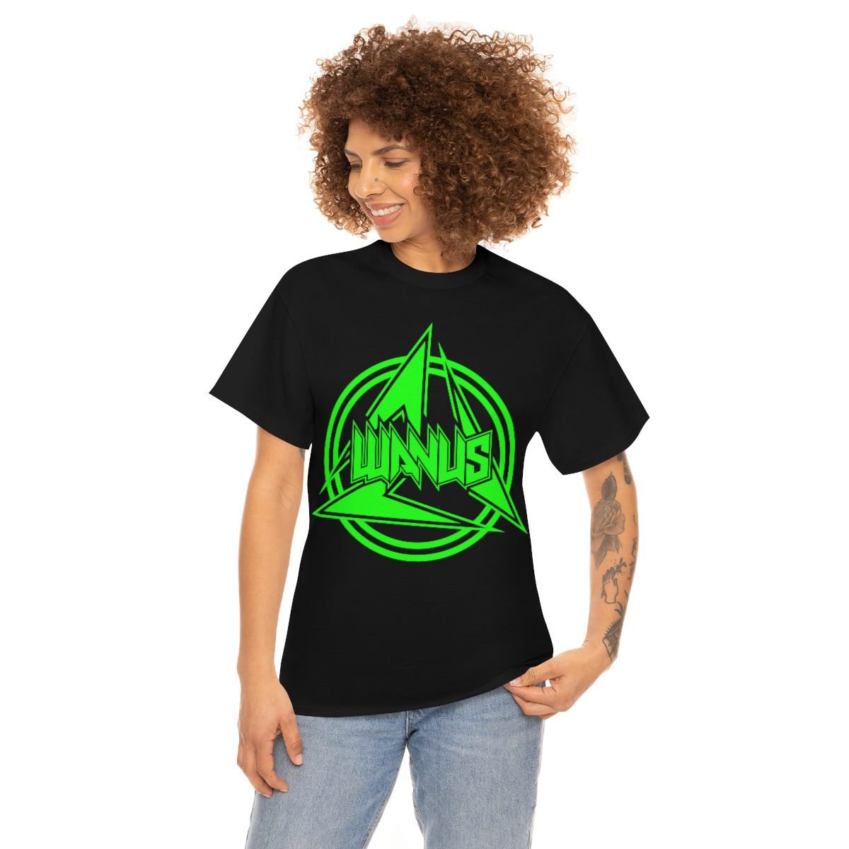 Wanus – Green Logo Short Sleeve Tshirt (5000)