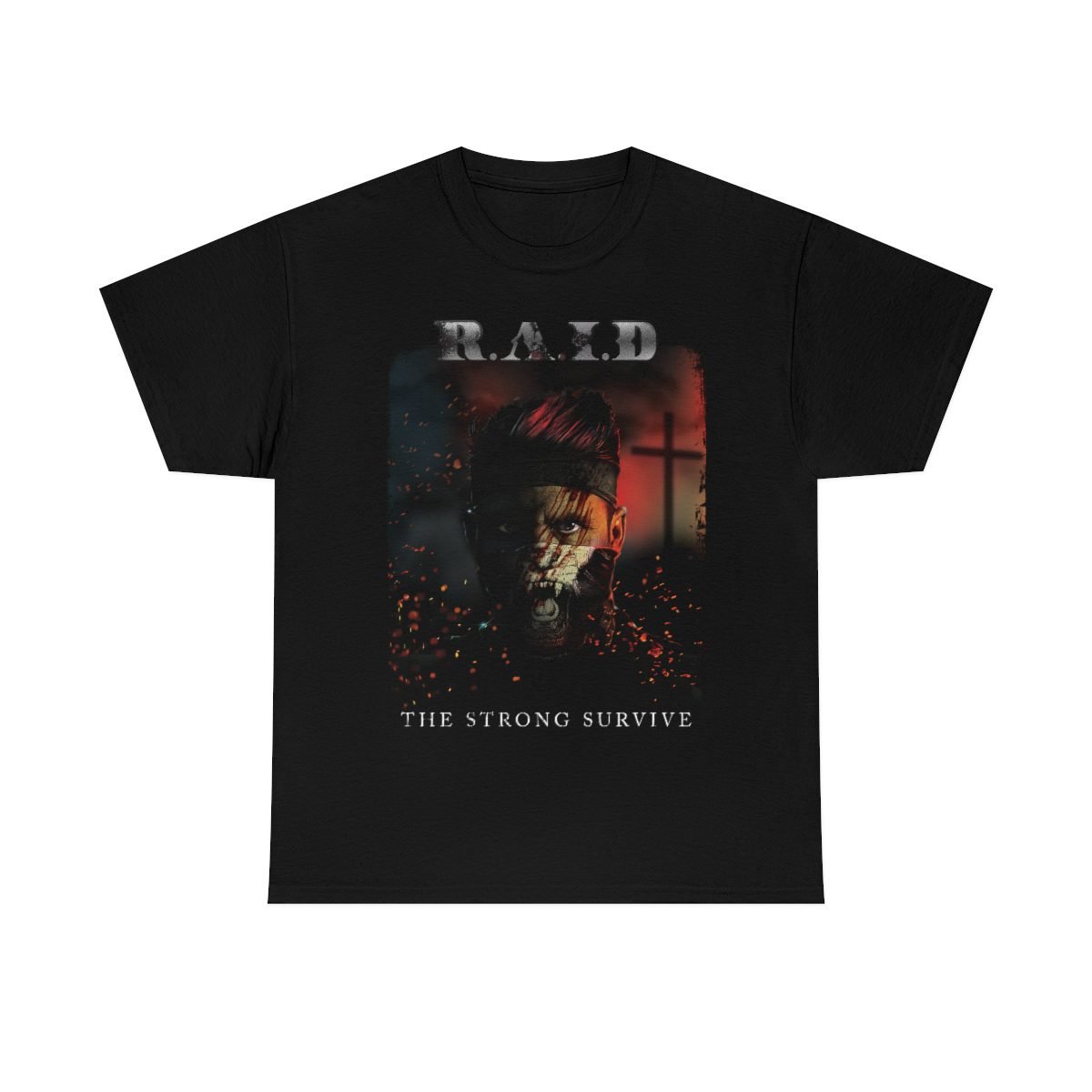 R.A.I.D – The Strong Survive Short Sleeve Tshirt (5000)