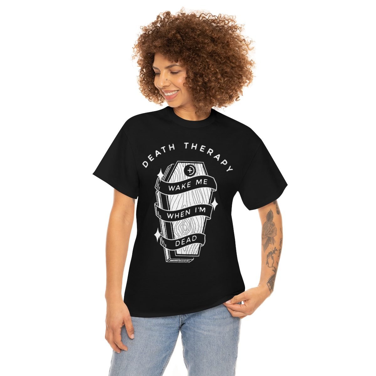 Death Therapy – Wake Me When I’m Dead Short Sleeve Tshirt (5000)