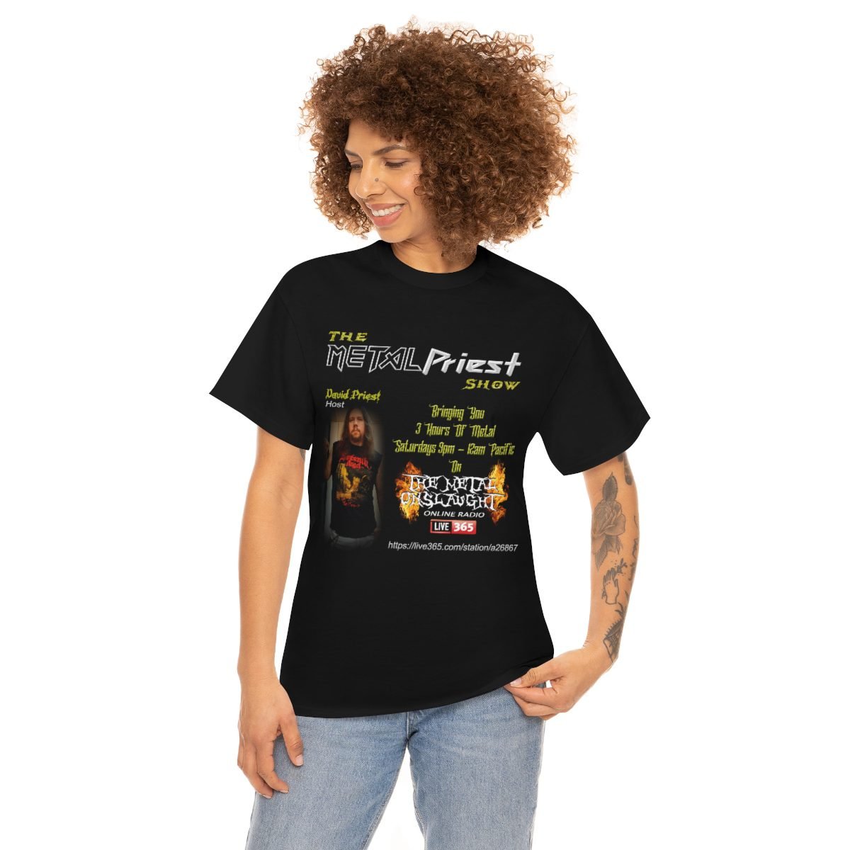 The Metal Priest Show Short Sleeve T-shirt (5000)