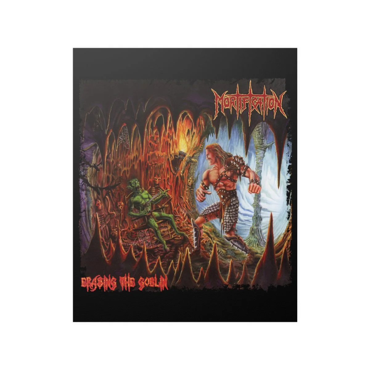 Mortification - Erase the Goblin Cavern Version Posters