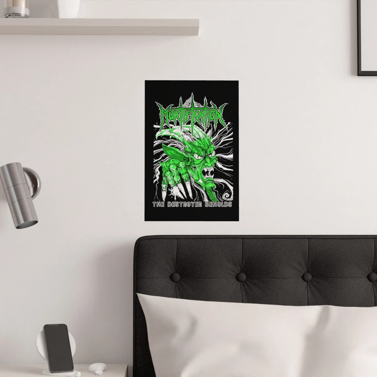 Mortification The Destroyer Beholds (Green) Posters - Image 8