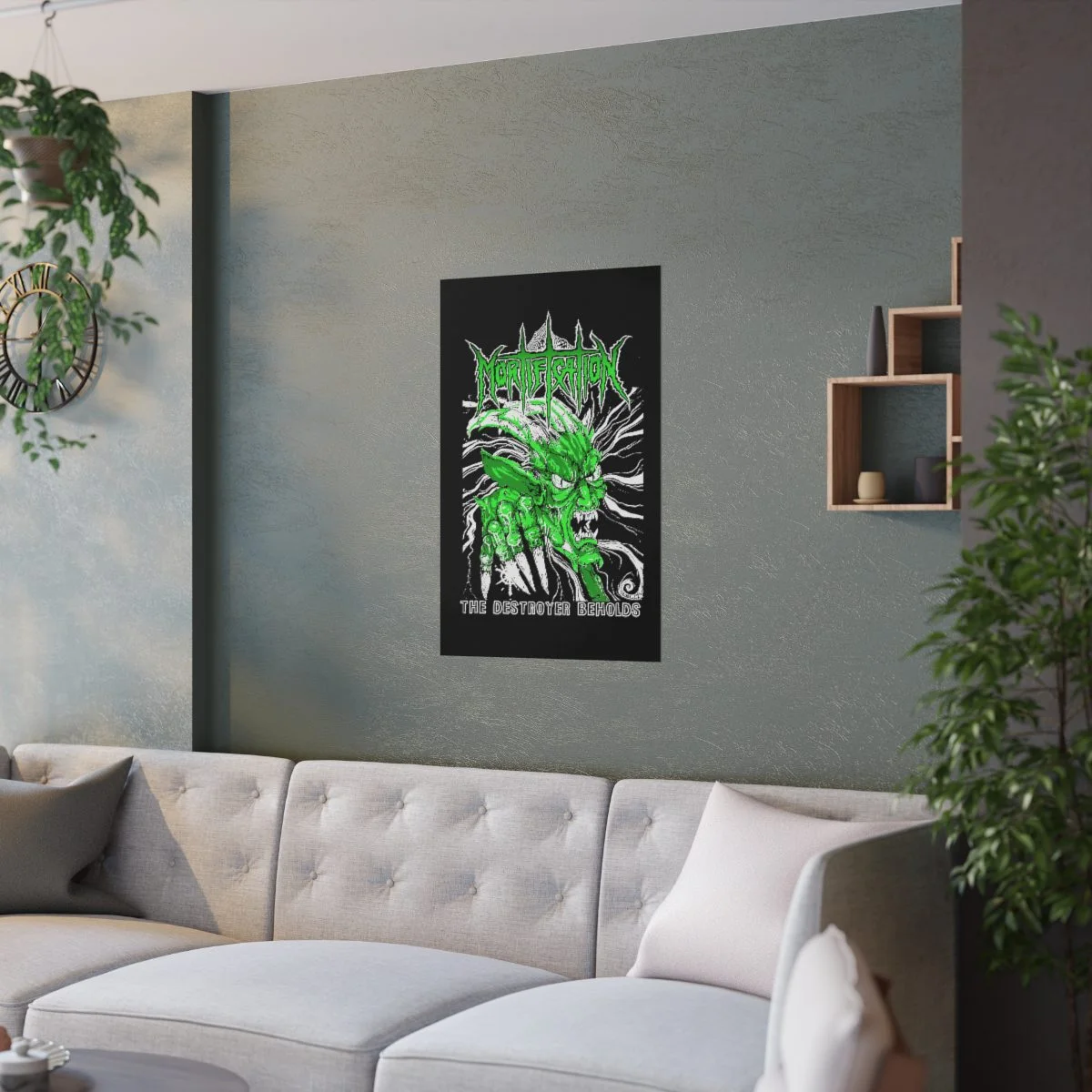 Mortification The Destroyer Beholds (Green) Posters - Image 18