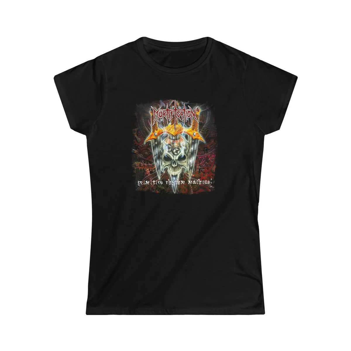 Mortification - Primitive Rhythm Machine Women's Short Sleeve Tshirt