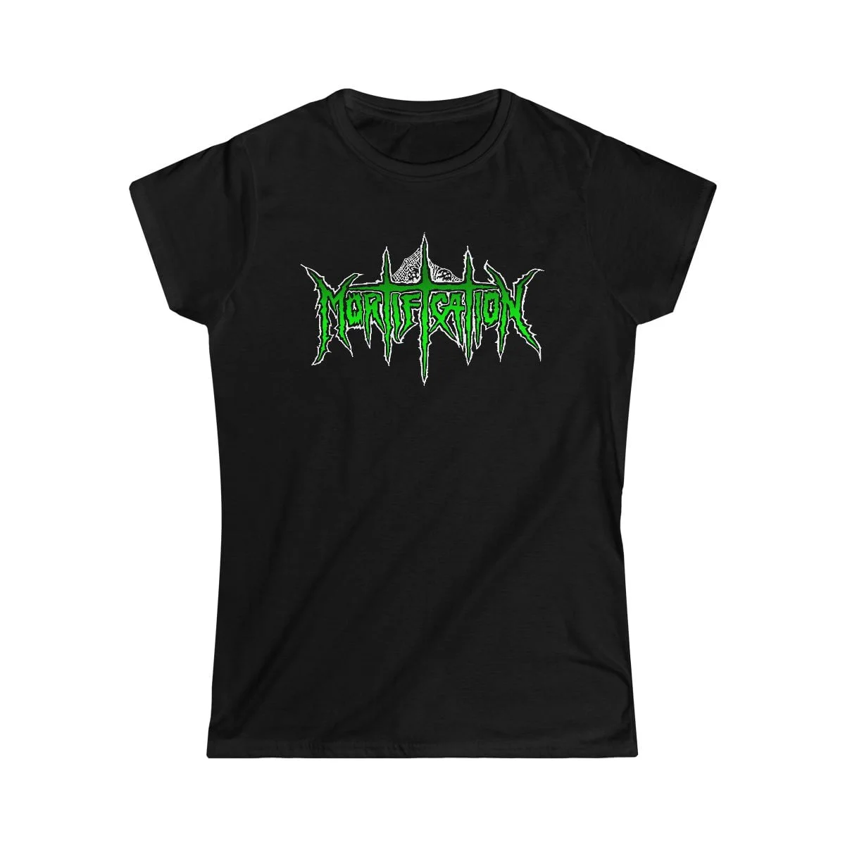 Mortification Total Thrashing Death (Green) Women's Short Sleeve Tshirt