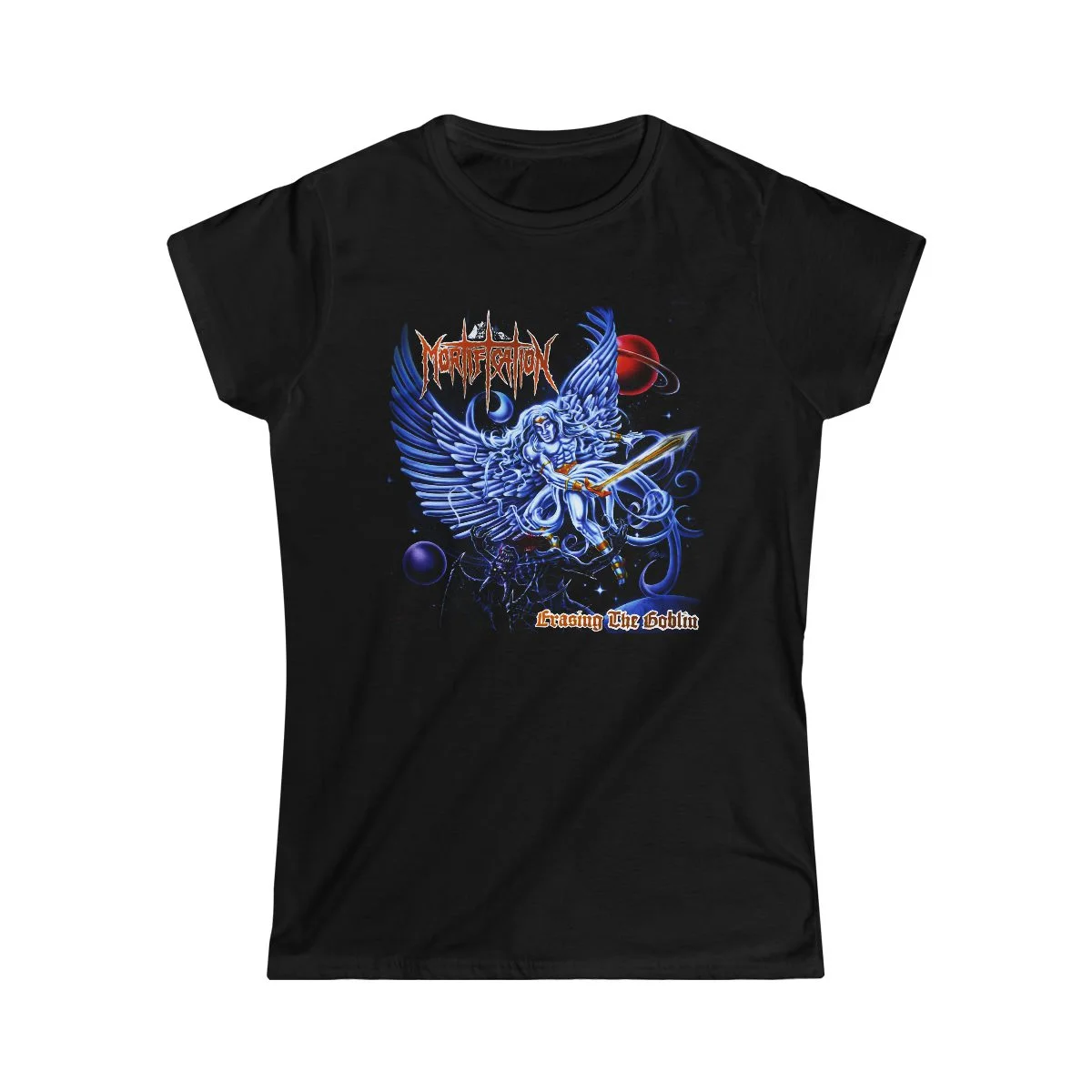 Mortification - Erasing The Goblin Celestial Version Women's Short Sleeve Tshirt