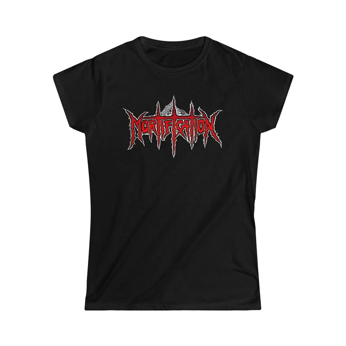 Mortification Total Thrashing Death (Red) Women's Short Sleeve Tshirt