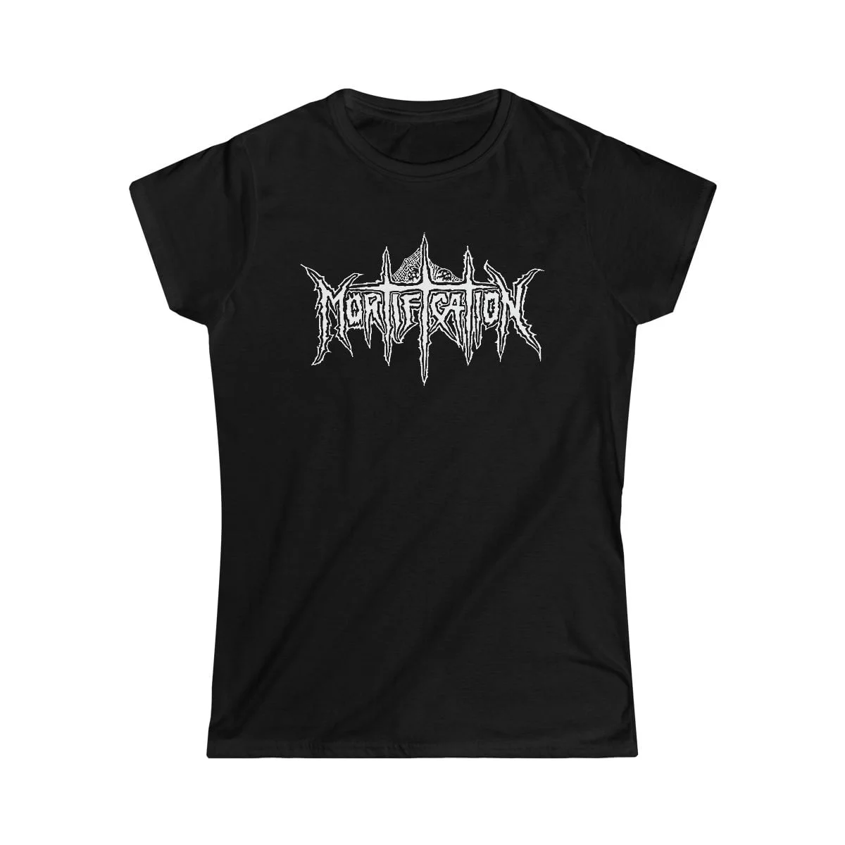 Mortification Total Thrashing Death (White) Women's Short Sleeve Tshirt