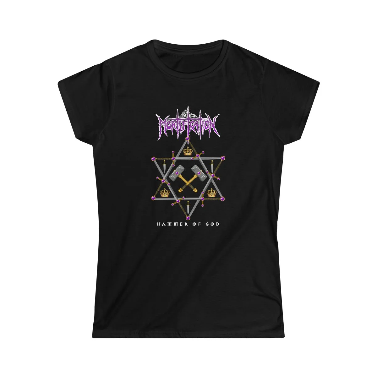 Mortification - Hammer of God Women's Short Sleeve Tshirt