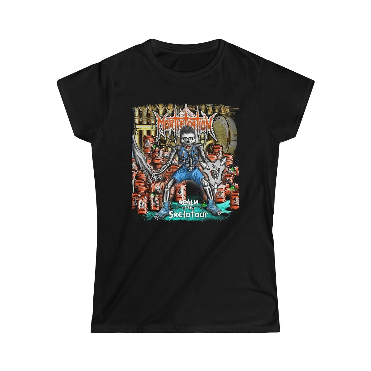 Mortification - Realm of The Skeletaur Women's Short Sleeve Tshirt