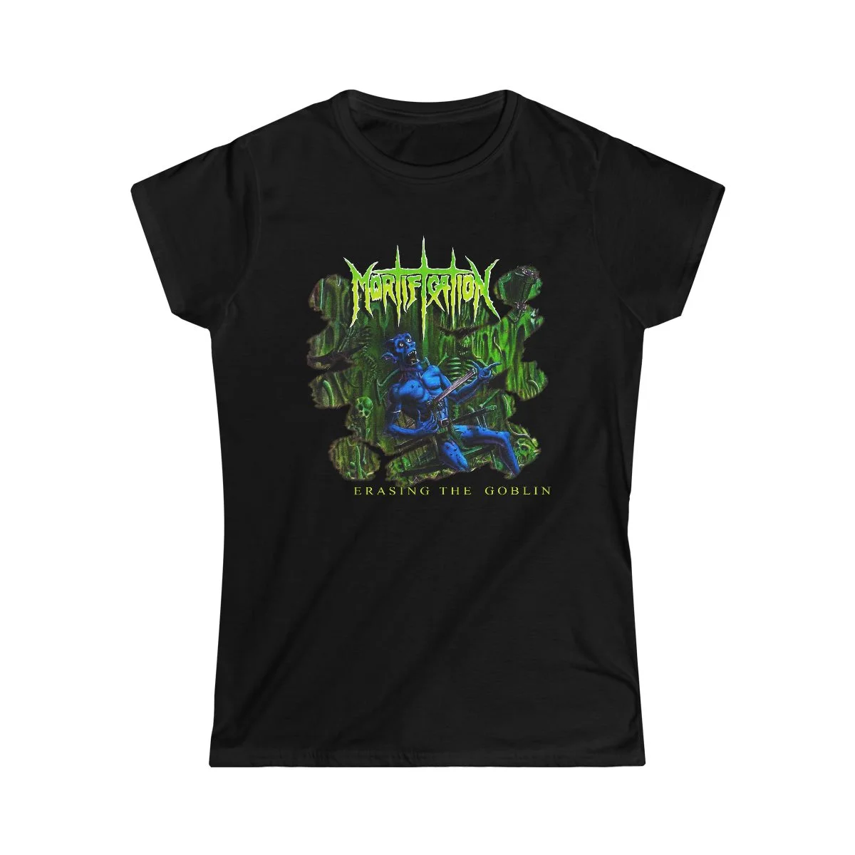 Mortification - Erasing The Goblin Women's Short Sleeve Tshirt