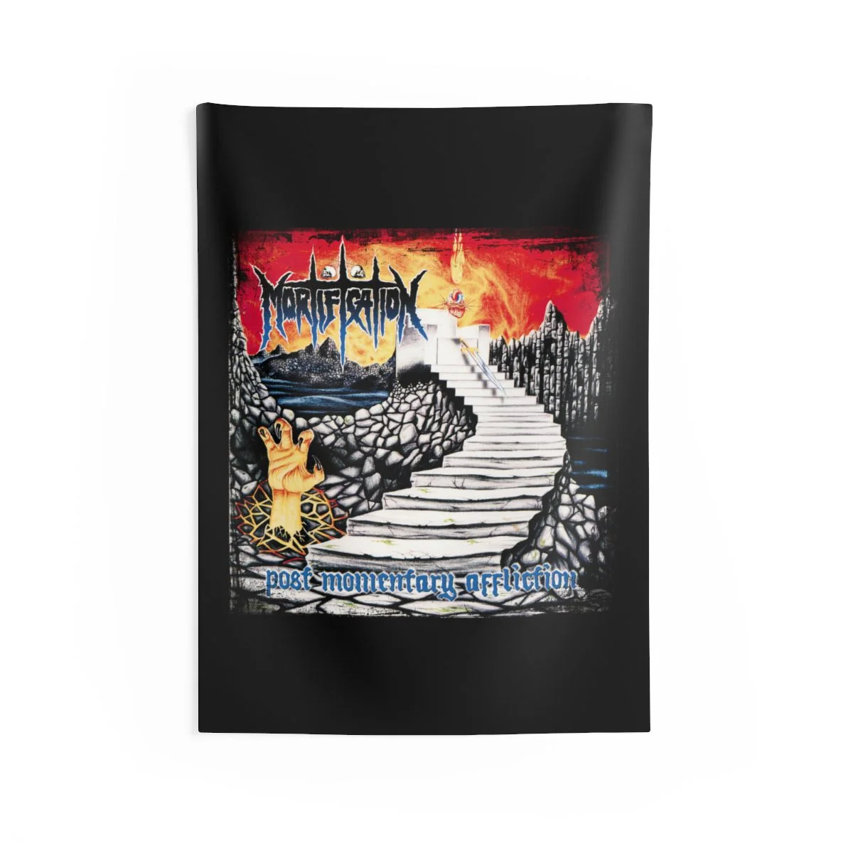 Mortification - Post Momentary Affliction Indoor Wall Tapestries