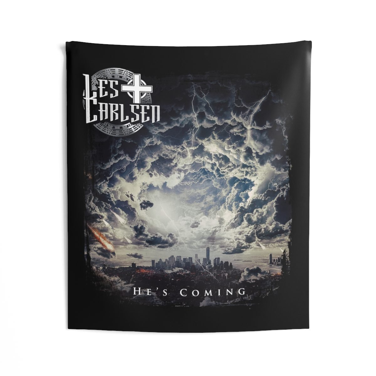 Les Carlsen – He’s Coming Indoor Wall Tapestries