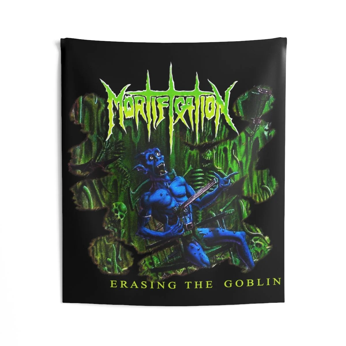 Mortification - Erasing the Goblin Indoor Wall Tapestries