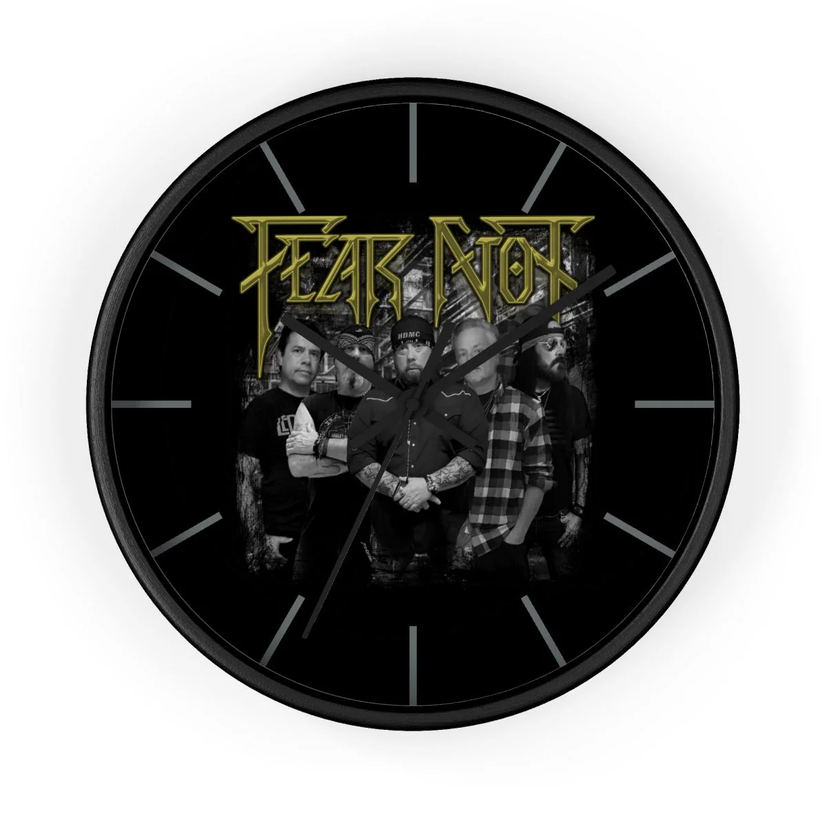 Fear Not Band Photo Wall clock