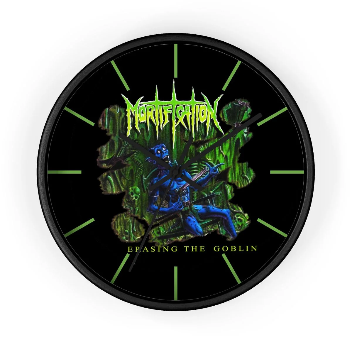 Mortification - Erasing the Goblin Wall clock