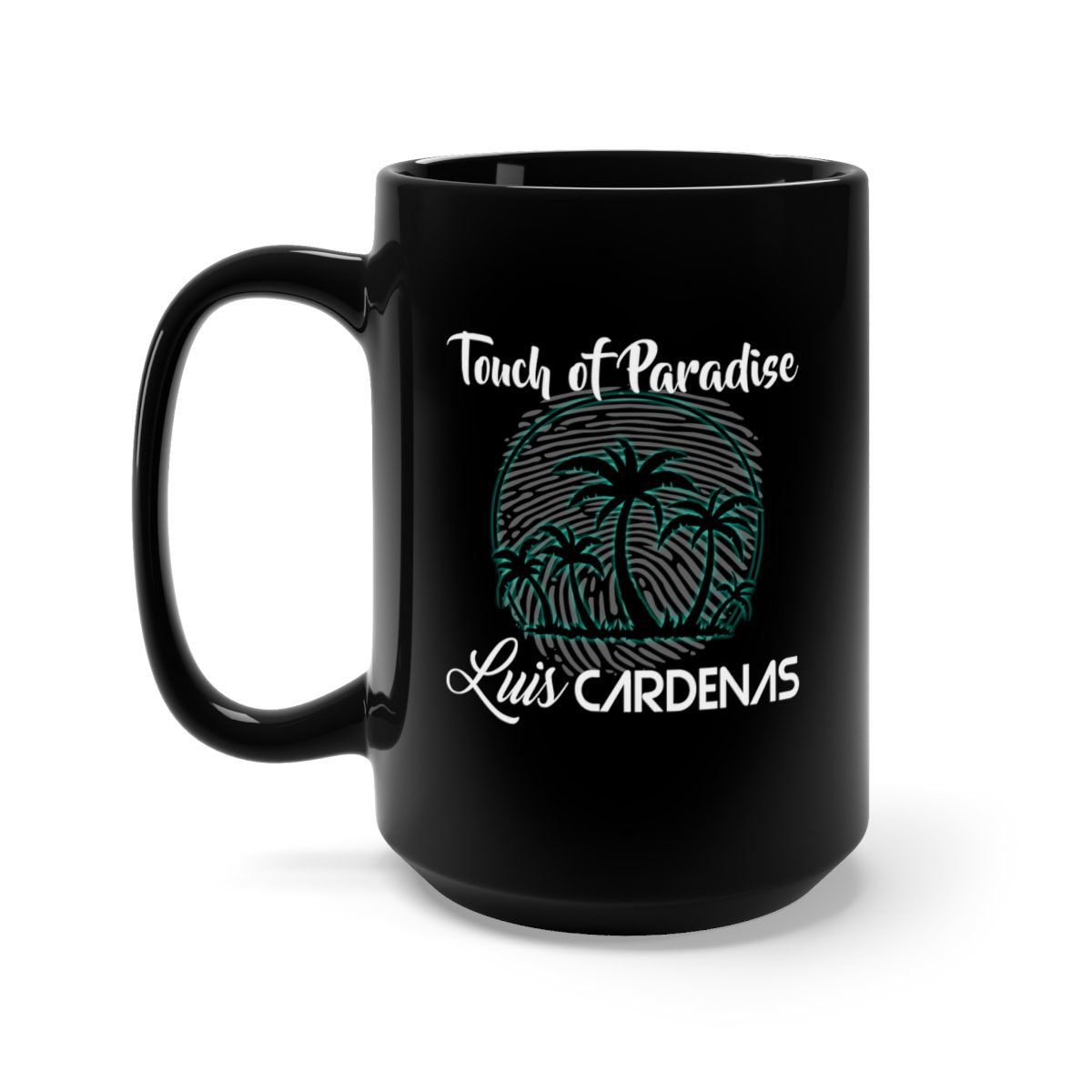 Luis Cardenas – Touch of Paradise 15oz Black Mug
