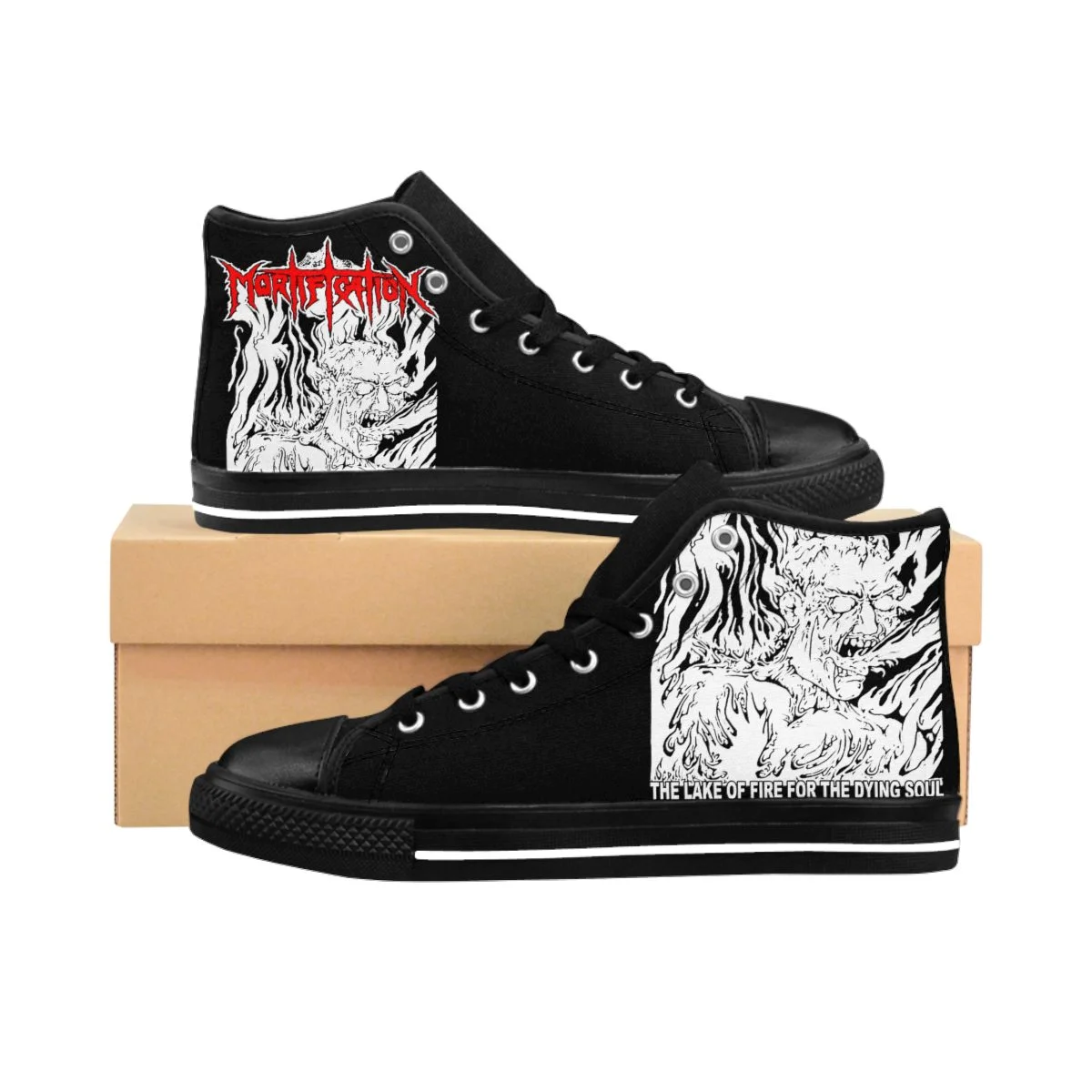 Mortification - The Lake of Fire Men's High-top Sneakers