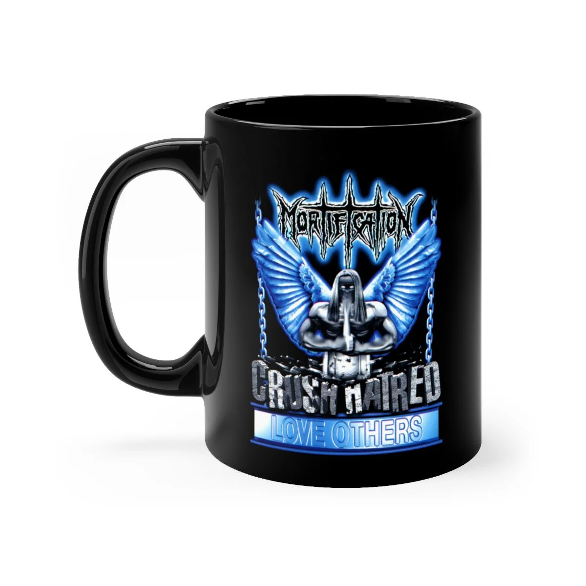 Mortification - Crush Hatred 11oz Black mug