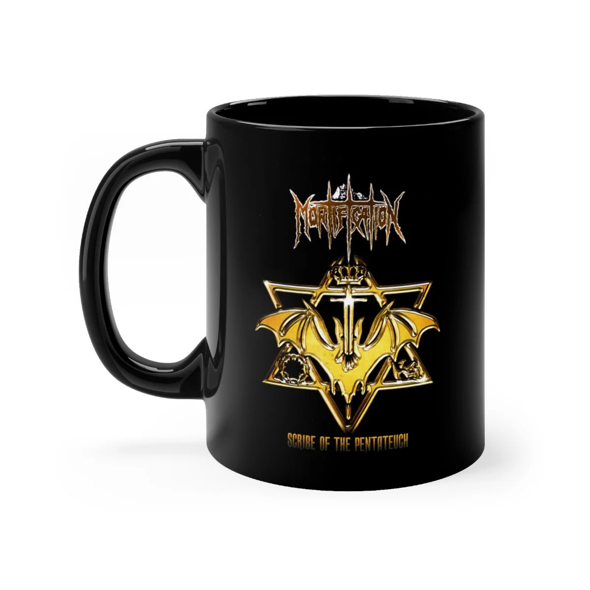 Mortification - Scribe of The Pentateuch 11oz Black mug