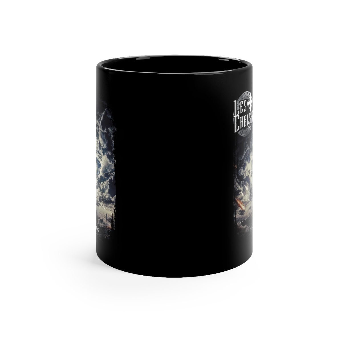 Les Carlsen – He’s Coming 11oz Black mug
