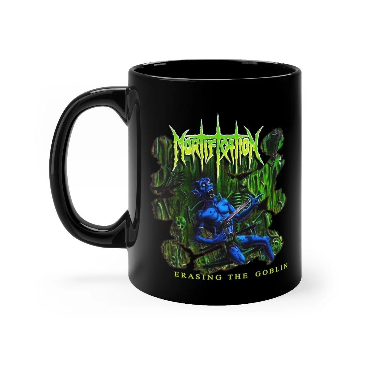 Mortification - Erasing the Goblin Black mug 11oz