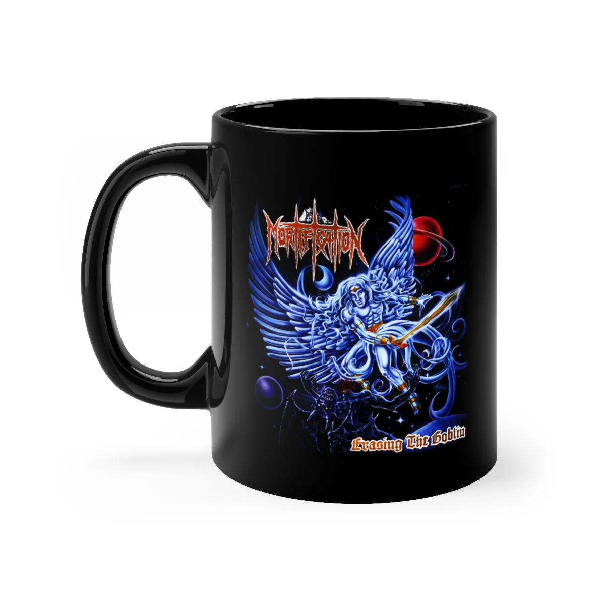 Mortification - Erasing The Goblin Heavens Version 11oz Black mug