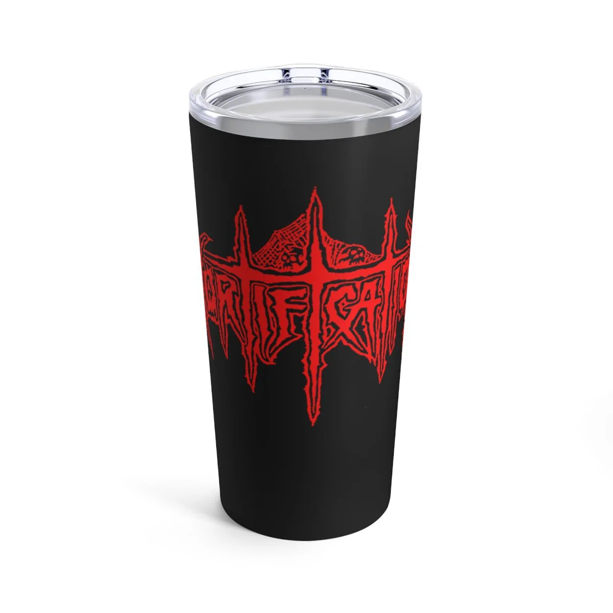 Mortification Red Logo 20oz Stainless Steel Tumbler