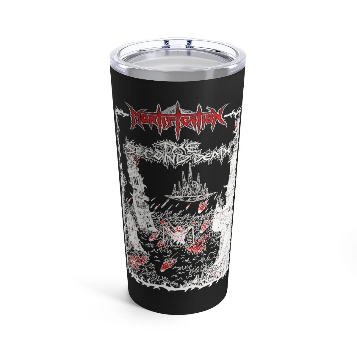 Mortification - The Second Death 20oz Stainless Steel Tumbler