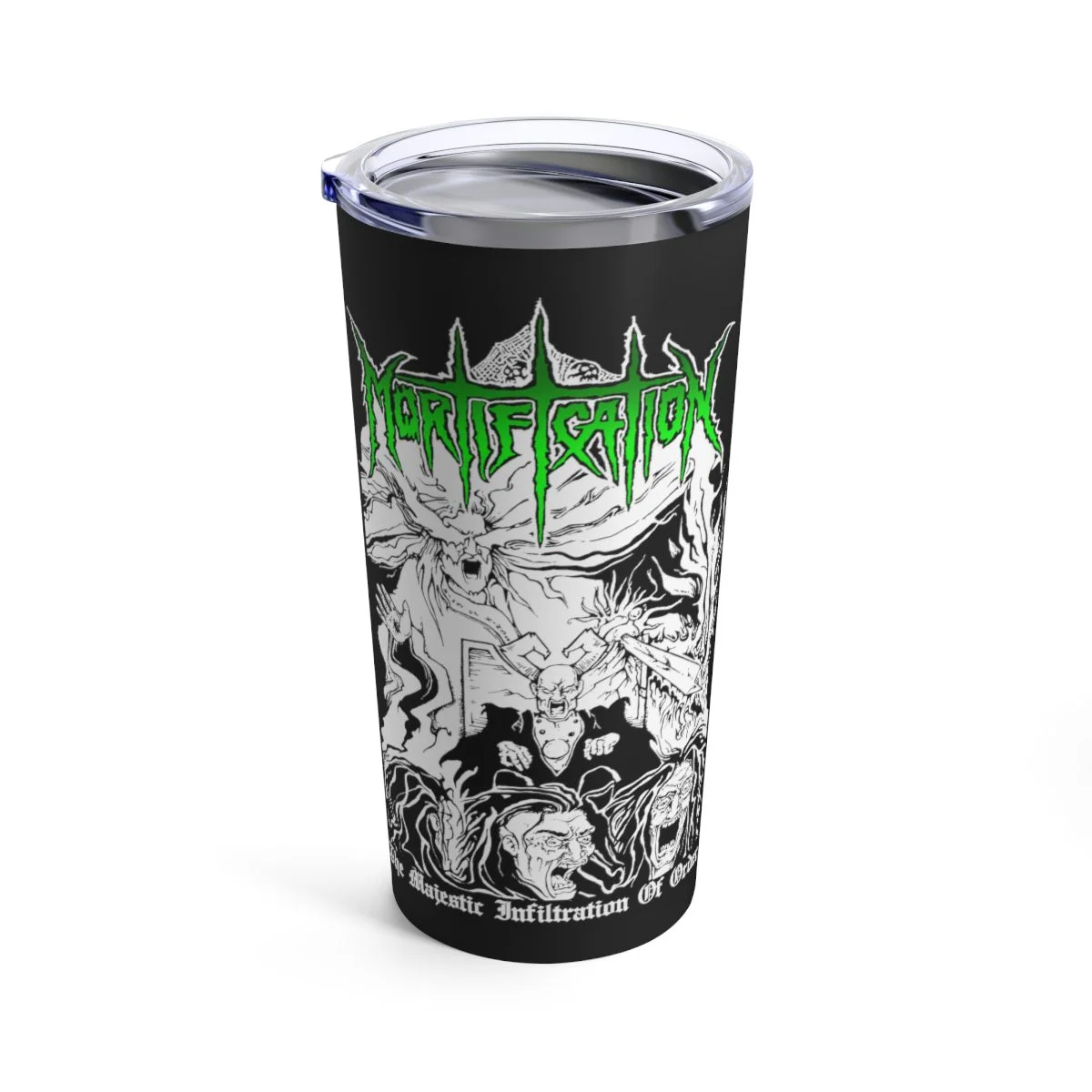 Mortification - The Majestic Infiltration of Order 20oz Stainless Steel Tumbler