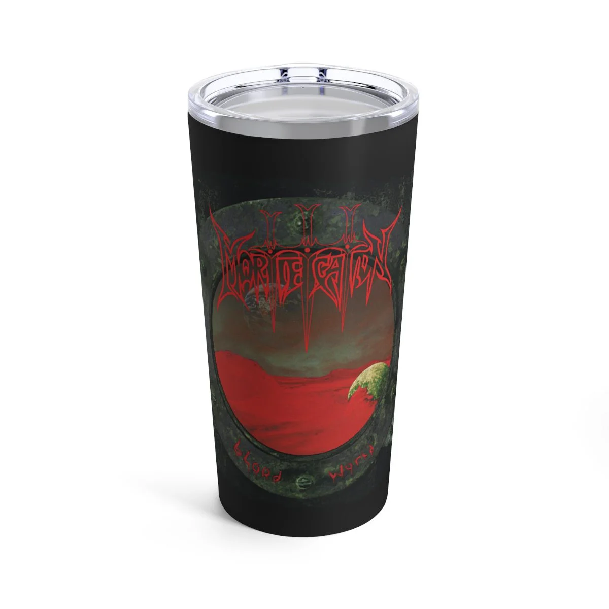 Mortification - Blood World Logo 20oz Stainless Steel Tumbler