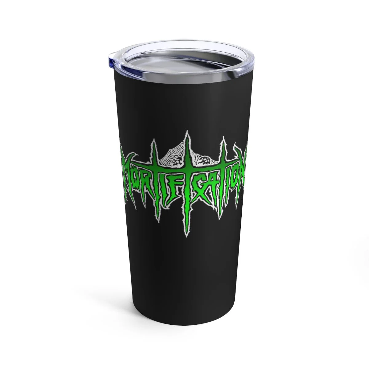Mortification Total Thrashing Death (Green) 20oz Stainless Steel Tumbler