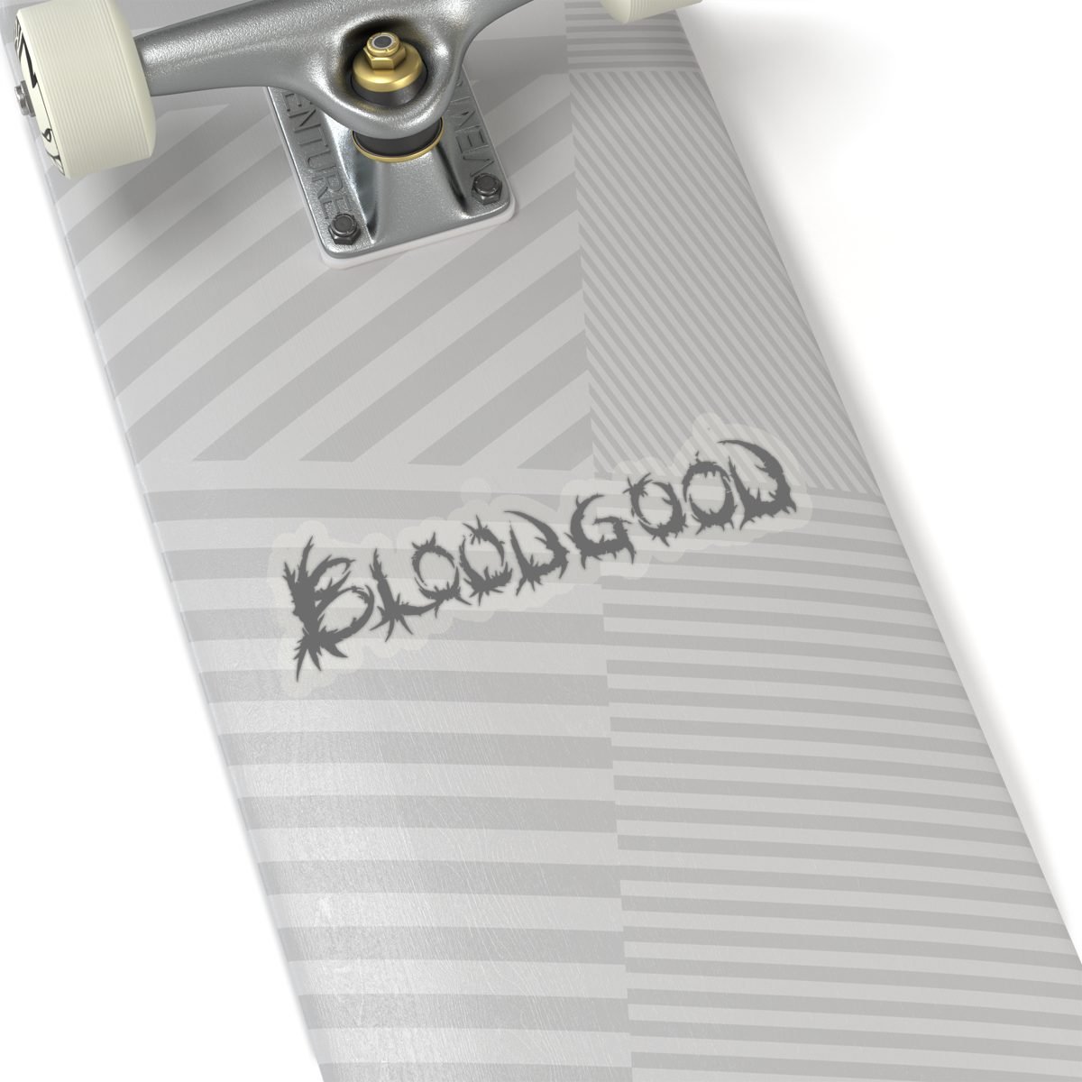 Bloodgood Grey Logo Die Cut Stickers