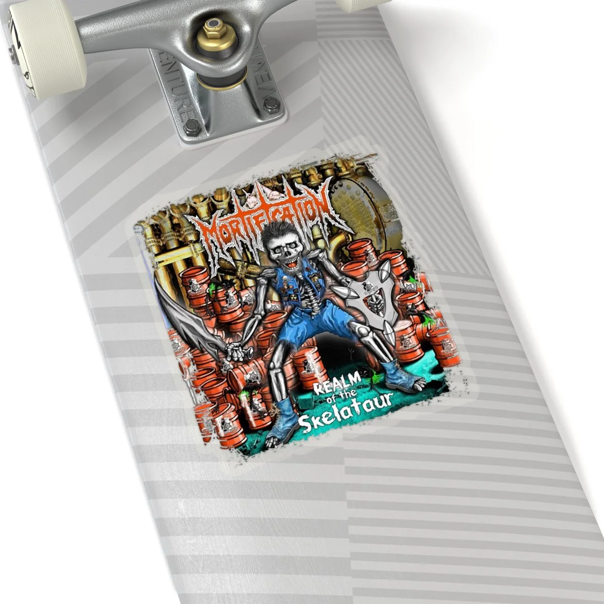 Mortification - Realm of the Skelataur Die Cut Stickers