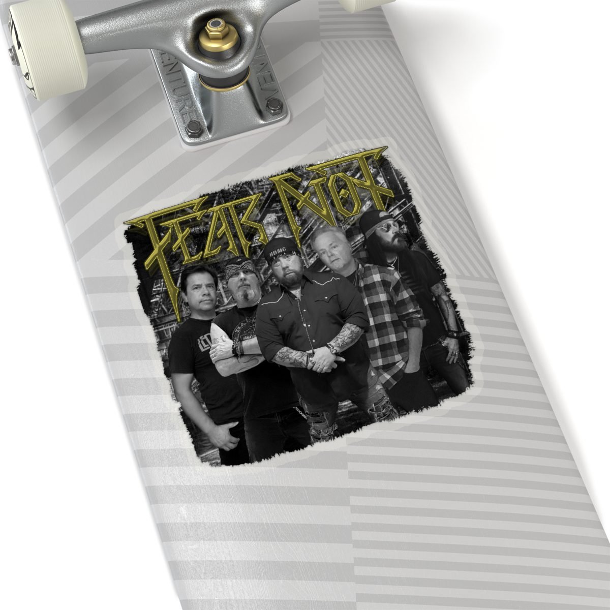 Fear Not Band Photo Die Cut Stickers