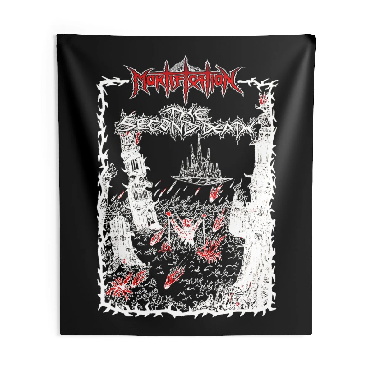 Mortification - The Second Death Indoor Wall Tapestries
