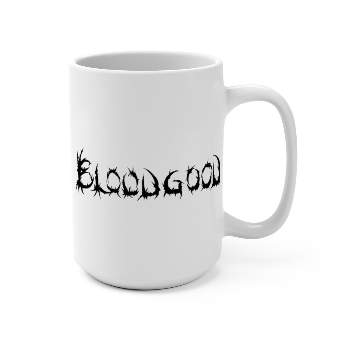 Bloodgood Black Logo 15oz White Mug