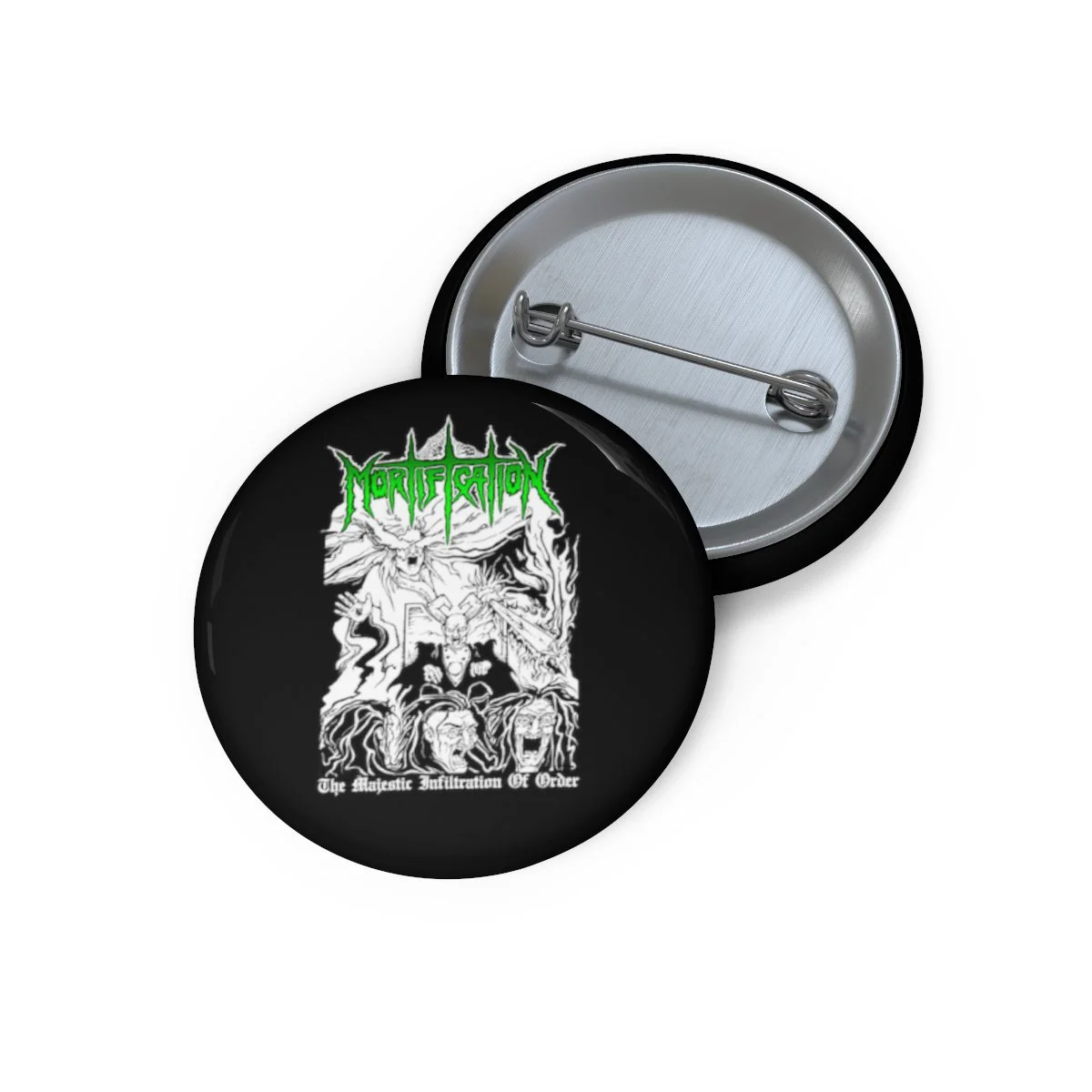 Mortification - The Majestic Infiltration of Order Pin Buttons