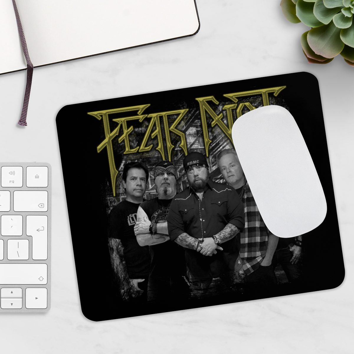 Fear Not Band Photo Mouse Pad