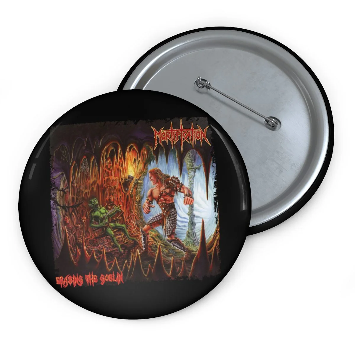 Mortification - Erasing the Goblin Cavern Edition Pin Buttons