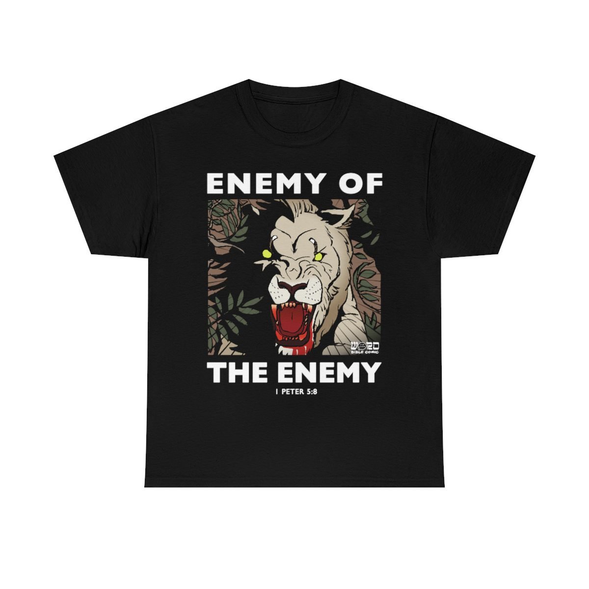 Word For Word Bible Comics – Enemy of the Enemy Short Sleeve Tshirt (5000)