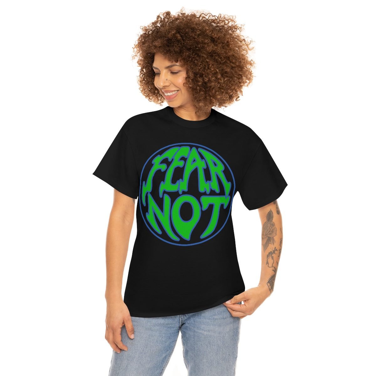 Fear Not Circle Logo Short Sleeve Tshirt (5000)