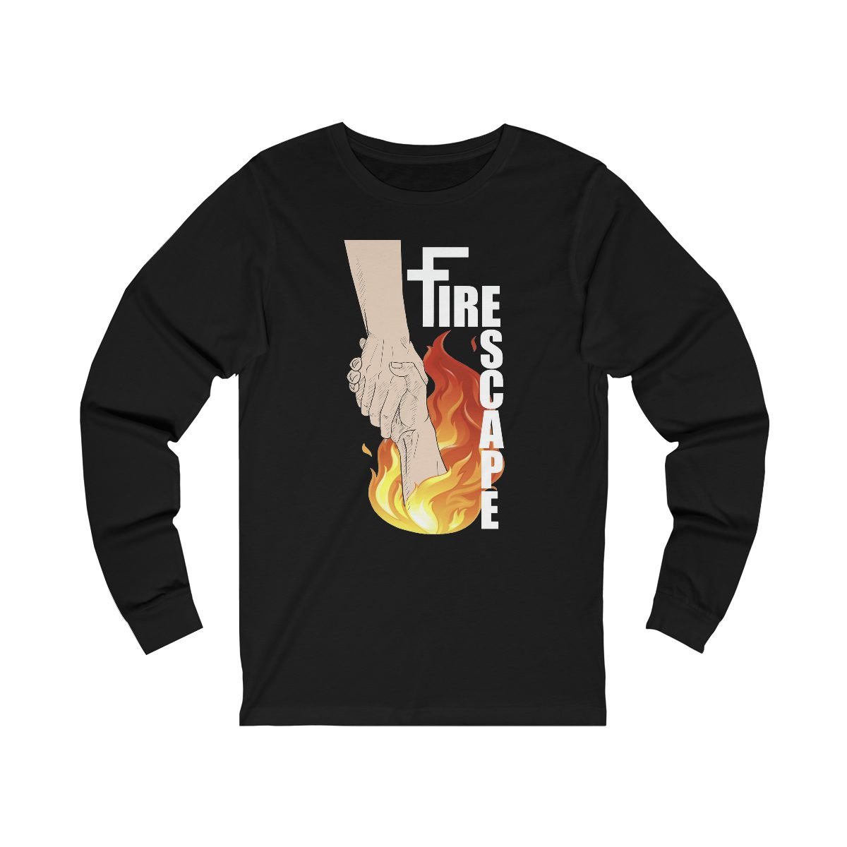 Fire Escape Logo Long Sleeve Tshirt 3501