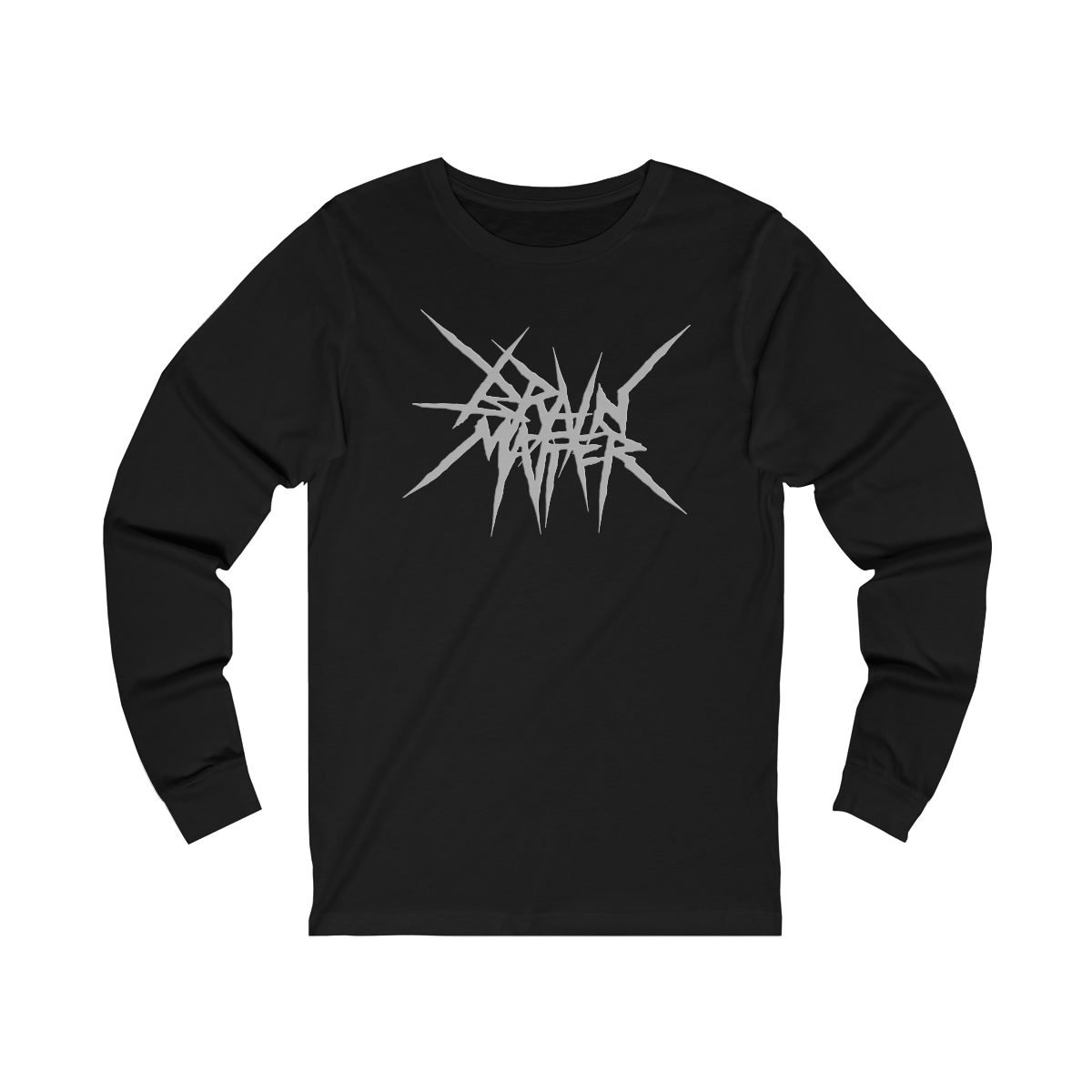 Brain Matter – Grey Logo  Long Sleeve Tshirt 3501